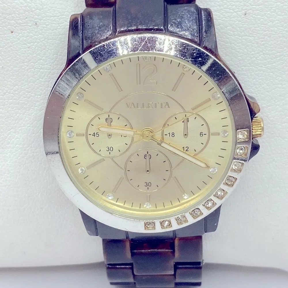 Working! Ladies Valletta Acrylic Tortoiseshell Band Watch